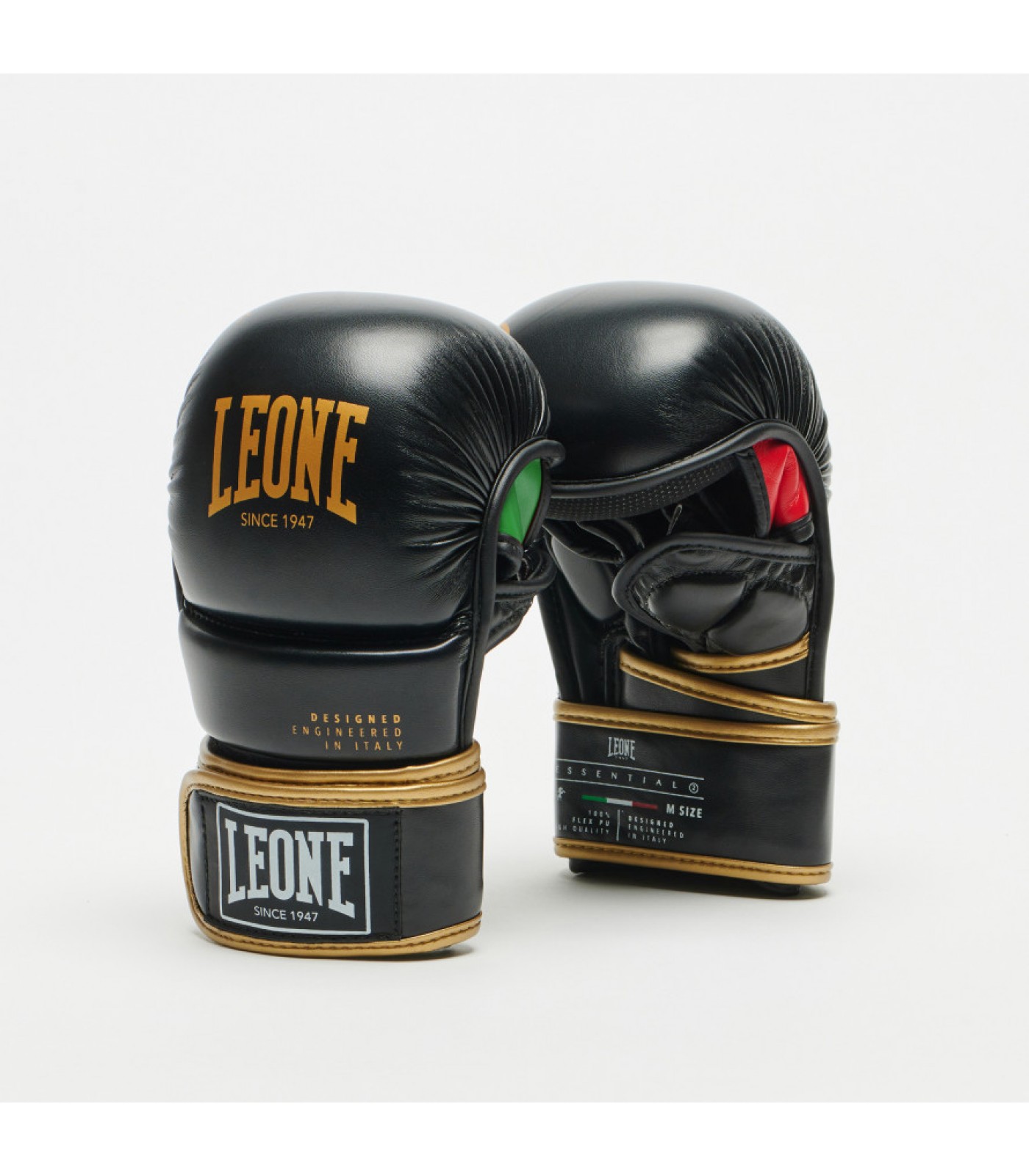 Leone - MMA GLOVES ESSENTIAL 2 / GPE02 - Black/Gold